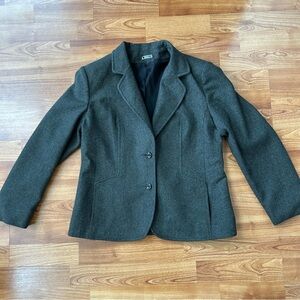 Vintage Roth-Stern 100% wool green gray blazer jacket